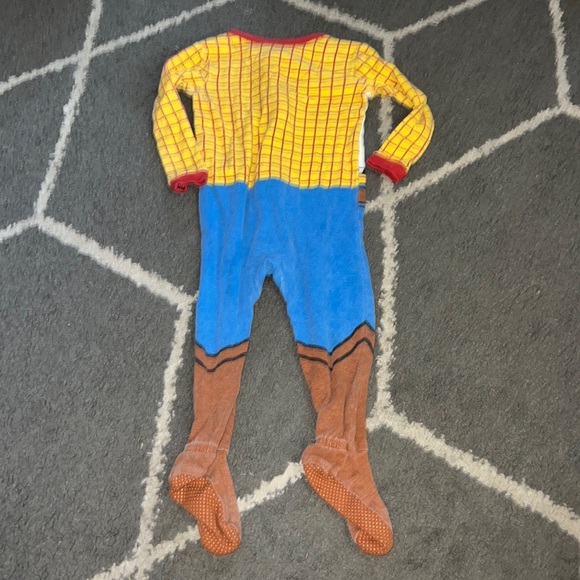 Disney Baby by Disney Parks Woody Stretchy Zip Up One Piece Sz 12-18 Months - Picture 6 of 6